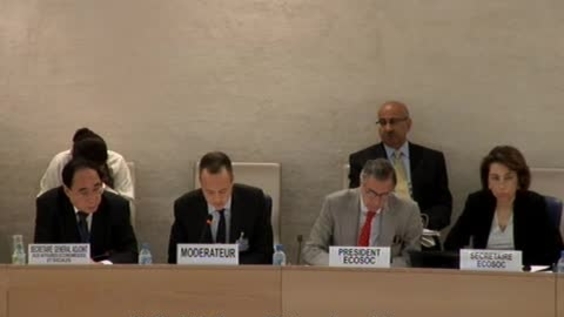Francois-Xavier de Donnea (IPU), Shaping the post-2015 development agenda - ECOSOC High-level Segment 2013