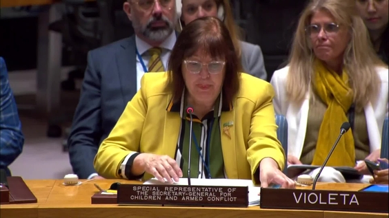 Virginia Gamba (Special Representative) on how to prevent and respond to grave violations against children in armed conflict - Security Council, 9366th meeting