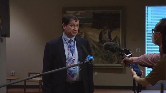 Dmitry Polyanskiy (Russia) on Threats to international peace and security - Security Council Media Stakeout