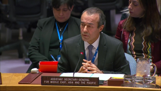 Khaled Khiari (DPPA & DPO) on threats to international peace and security - Security Council, 10080th meeting