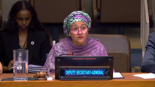 Amina J. Mohammed (Deputy Secretary-General) on the Water and Sanitation for Life: Harnessing Water Resources for the Africa We Want - Africa Dialogue Series 2026, High-level Policy Dialogue