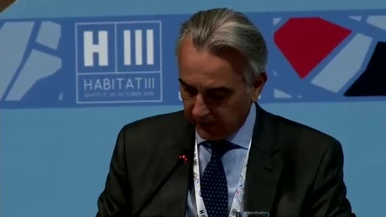 Representative of the World Meteorological Organization, Habitat III, 7th plenary meeting