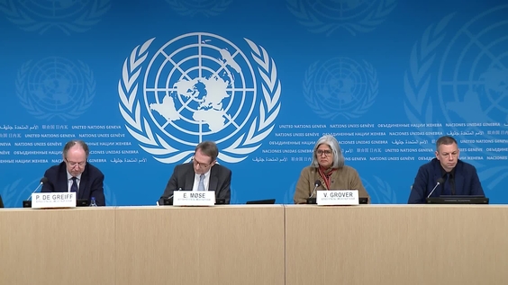 HRC - Press conference: Independent International Commission of Inquiry on Ukraine