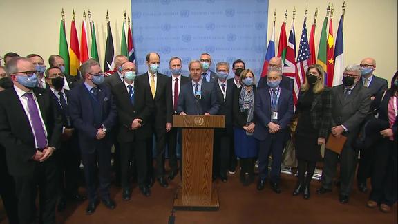 Olof Skoog (European Union) on the situation in Ukraine- Security Council Media Stakeout