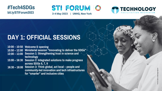 (1st meeting) 8th Multi-Stakeholder Forum on Science, Technology and Innovation for the Sustainable Development Goals (STI Forum 2023)