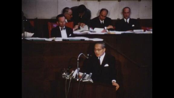 UN Secretary-General U Thant in France - Part 1