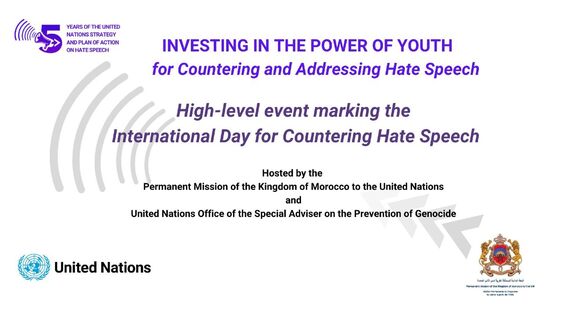Investing in the Power of Youth for Countering and Addressing Hate Speech