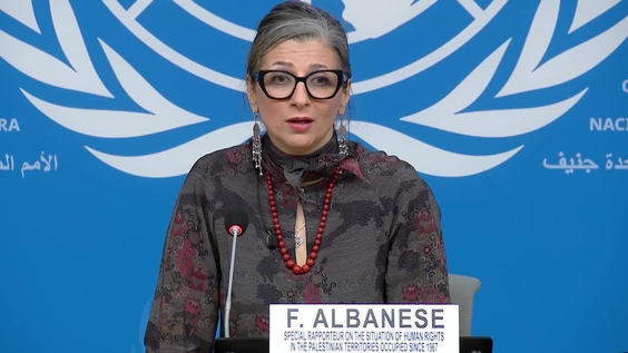 OHCHR Special Procedures - Press conference: Special Rapporteur on oPt