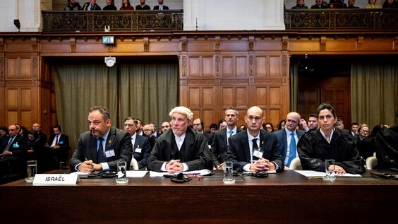 THE HAGUE – The International Court of Justice (ICJ) holds public hearings in the case South Africa v. Israel - Oral argument of Israel
