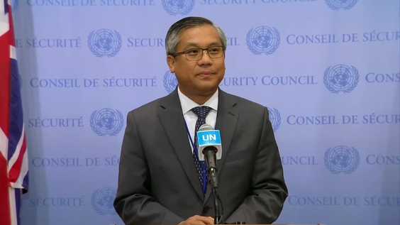 Kyaw Moe Tun (MM) on The situation in Myanmar- Security Council Media Stakeout