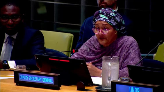 Amina J. Mohammed (UN Deputy Secretary-General) at the High-level meeting on critical energy transition minerals
