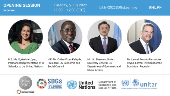 Opening of the SDG learning, training and practice