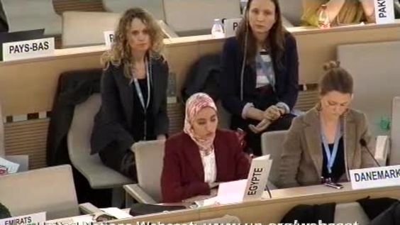 55th Meeting 19th Session of the Human Rights Council.