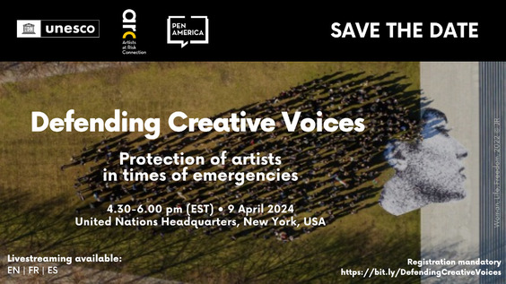 Defending Creative Voices - Protection of artists in time of emergencies
