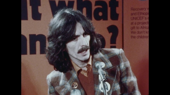 George Harrison Visits UN Headquarters