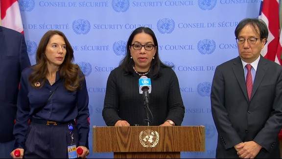 Non-permanent members of the Security Council on Gaza - Security Council Media Stakeout