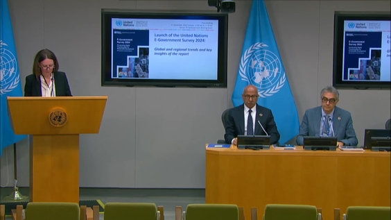 Press Conference: The UN Department of Economic and Social Affairs (DESA) on the 2024 edition of the United Nations E-Government Survey – Accelerating Digital Transformation for Sustainable Development