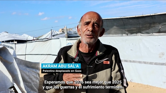 Los gazatíes tienen la esperanza de que en el nuevo año su vida vuelva a la normalidad