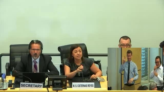 Colombia (Cont'd) - 16th Session of Committee on Rights of Persons with Disabilities