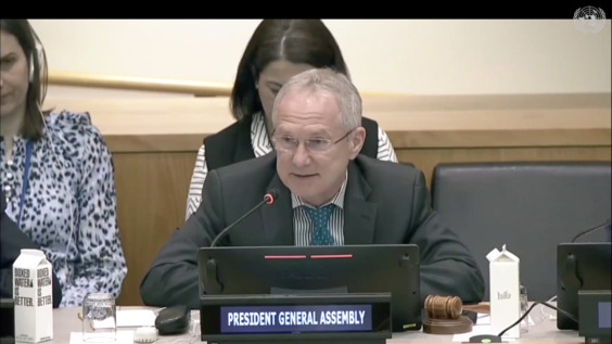 Csaba Kőrösi (President of the 77th session of the General Assembly) remarks to the 13th Session of the Open-Ended Working Group of Ageing