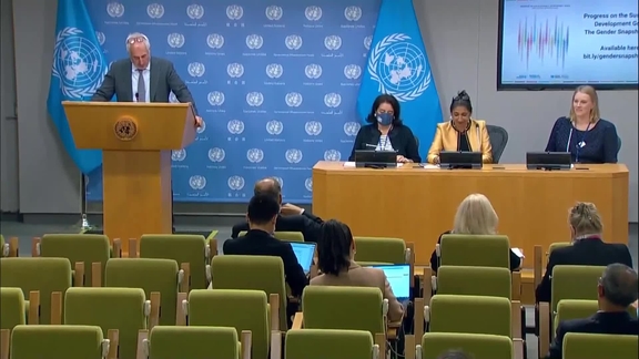 Press Conference: "Progress on the Sustainable Development Goals: The Gender Snapshot."