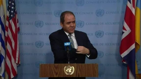 Representative from Algeria Briefs Press Following Security Council Meeting on MINURSO