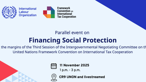 Parallel event on Financing Social Protection at the margins of the Third Session of the Intergovernmental Negotiating Committee on the United Nations Framework Convention on International Tax Cooperation