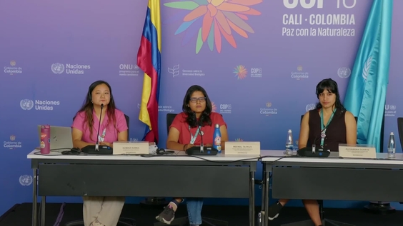Press Conference: Indicator on Gender Plan of Action for Target 23 and Gender Data and Perspectives in Biodiversity Conservation – United Nations Biodiversity Conference 2024