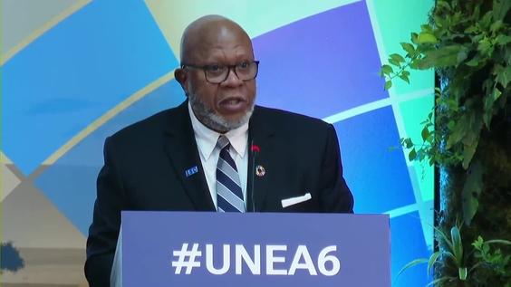 Dennis Francis (General Assembly President) at High-Level Segment & National Statements - Sixth Session of the UN Environment Assembly