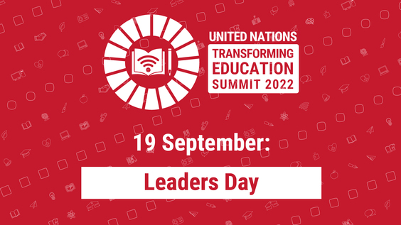 Transforming Education Summit (Leaders Day) -  Spotlight session 1: Education in Crisis Situations – A Partnership for Transformative Actions for Learners