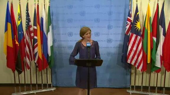 United States Representative Briefs Press on Syria Chemical Weapons Resolution
