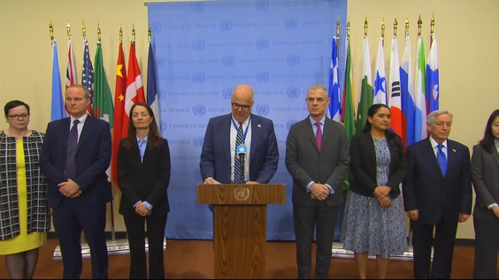 Evangelos Sekeris (Greece) on the situation of women in Yemen - Security Council Media Stakeout