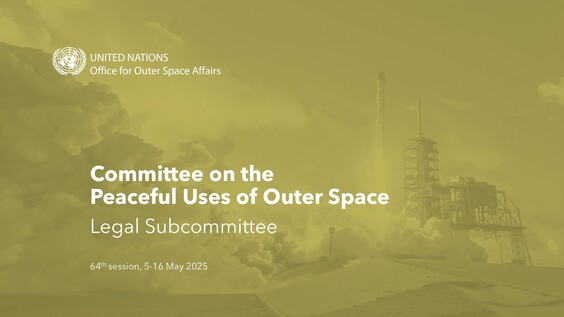 Outer Space: Committee on the Peaceful Uses of Outer Space, Legal Subcommittee, 64th session, 1091st meeting
