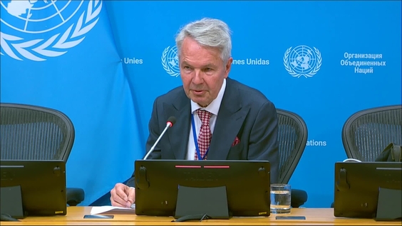 Pekka Haavisto (Personal Envoy of the Secretary-General for Sudan) on the situation in the country - Press Conference