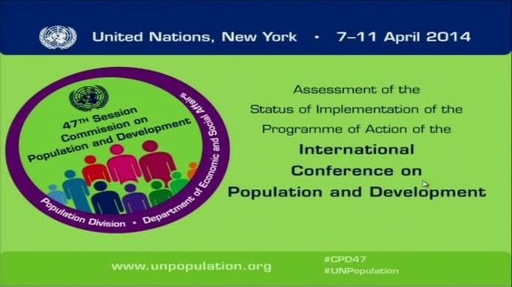 9th meeting, Commission on Population and Development - 47th session