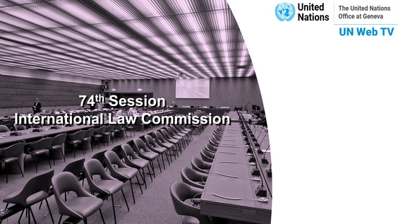 3633rd Meeting, 74th session of the International Law Commission