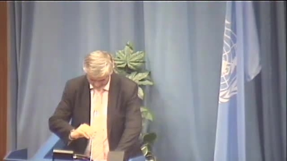 Jan Dusik (UNEP), 5th plenary meeting