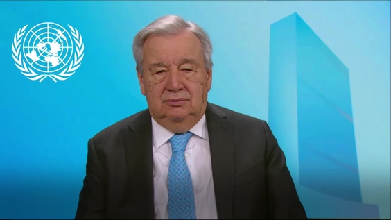 António Guterres (Secrétaire général) à l'occasion de la Journée internationale dédiée à la memoire des victimes de l'Holocauste