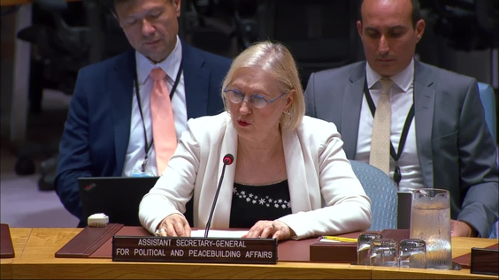 Elizabeth Spehar (DPPA-DPO) on the situation in the Middle East - Security Council, 10189th meeting