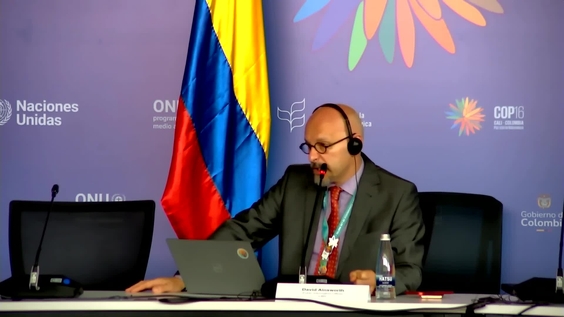 Daily Press Briefing at COP 16 – United Nations Biodiversity Conference 2024