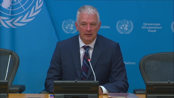 Press Conference: UNRWA on situations in Gaza, Deputy Humanitarian Coordinator and Director Scott Anderson