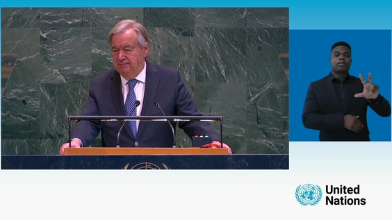 António Guterres (UN Secretary-General) at the Ministerial Segment of the High-Level Political Forum 2026 | High-Level Segment of the Economic and Social Council, 33rd plenary meeting