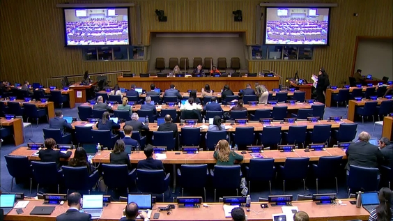 First Committee, 21st plenary meeting - General Assembly, 78th session