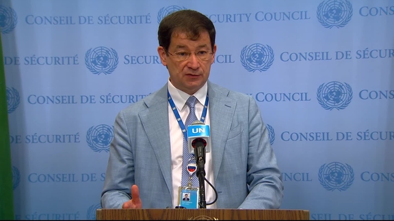 Dmitry Polyanskiy (Chargé d'Affaires of the Russian Federation to the United Nations) on Iran - Security Council Media Stakeout