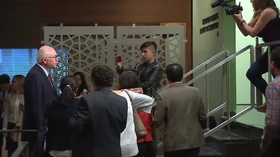 Representative of Venezuela Speaks to Press 