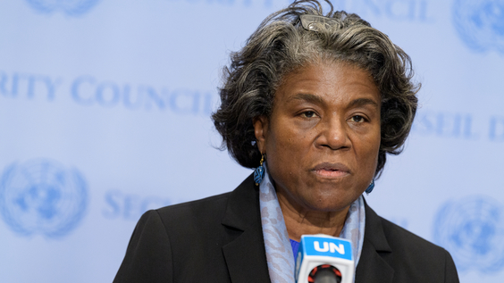 Press Conference: The United States Representative and President of the Security Council for the month of May, Ambassador Linda Thomas-Greenfield on the programme of work of the Security Council in May