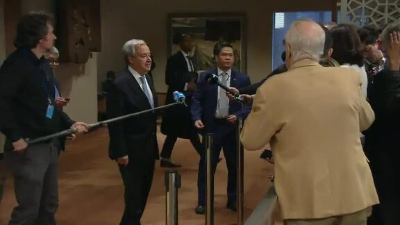Secretary-General Briefs Press