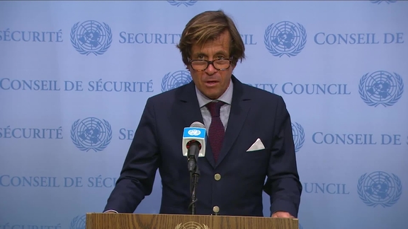 Nicolas de Rivière (France) on Mali - Security Council Media Stakeout