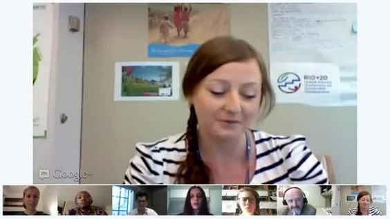 Rio+20 Hangout with Brice LaLonde - Executive Coordinator for the Rio+20 Conference