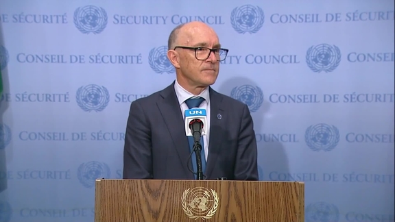 Robert Floyd (CTBTO) on Comprehensive Nuclear-Test-Ban Treaty- Security Council Media Stakeout